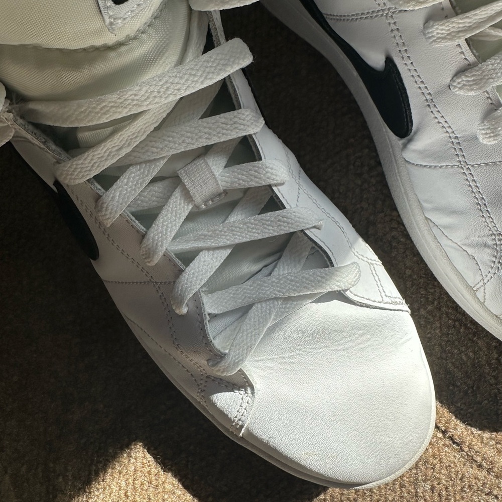 NIKE MENS Court Royale 2 Mid "White Onyx" Size 10 - Picture 13 of 14